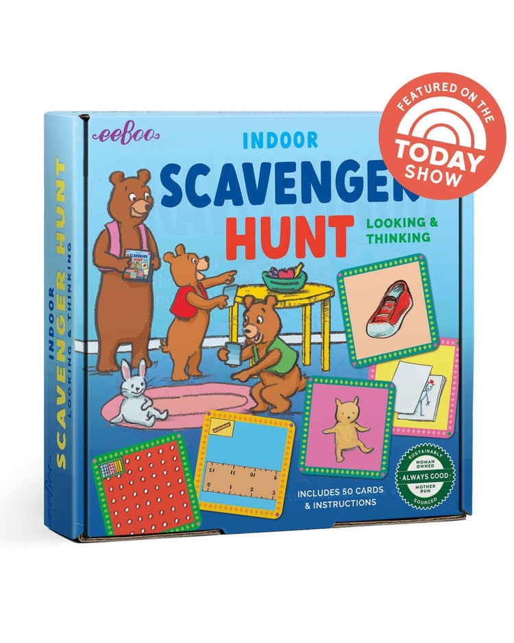 Little eeboo play indoor scavenger hunt game