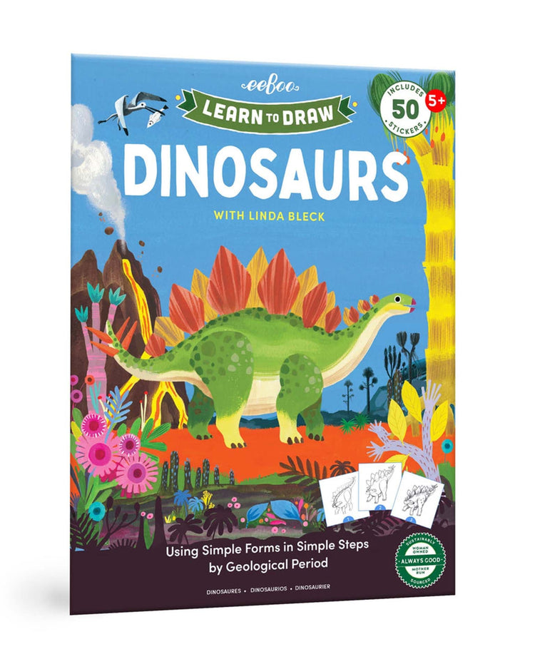 Little eeboo play learn to draw dinosaurs