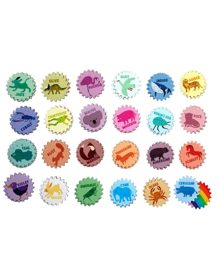 Little eeboo play rainbow memory matching game