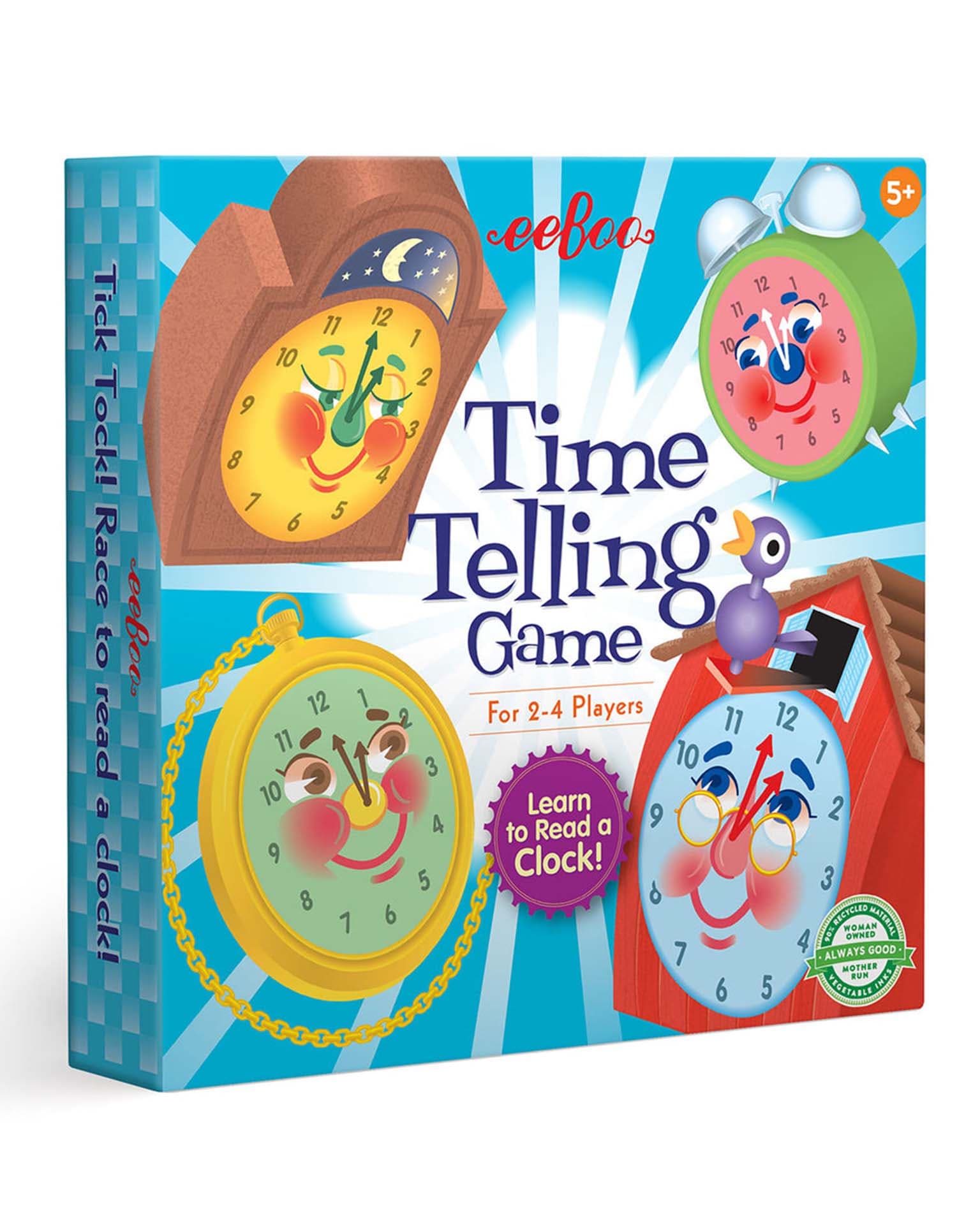 Little eeboo play telling time game
