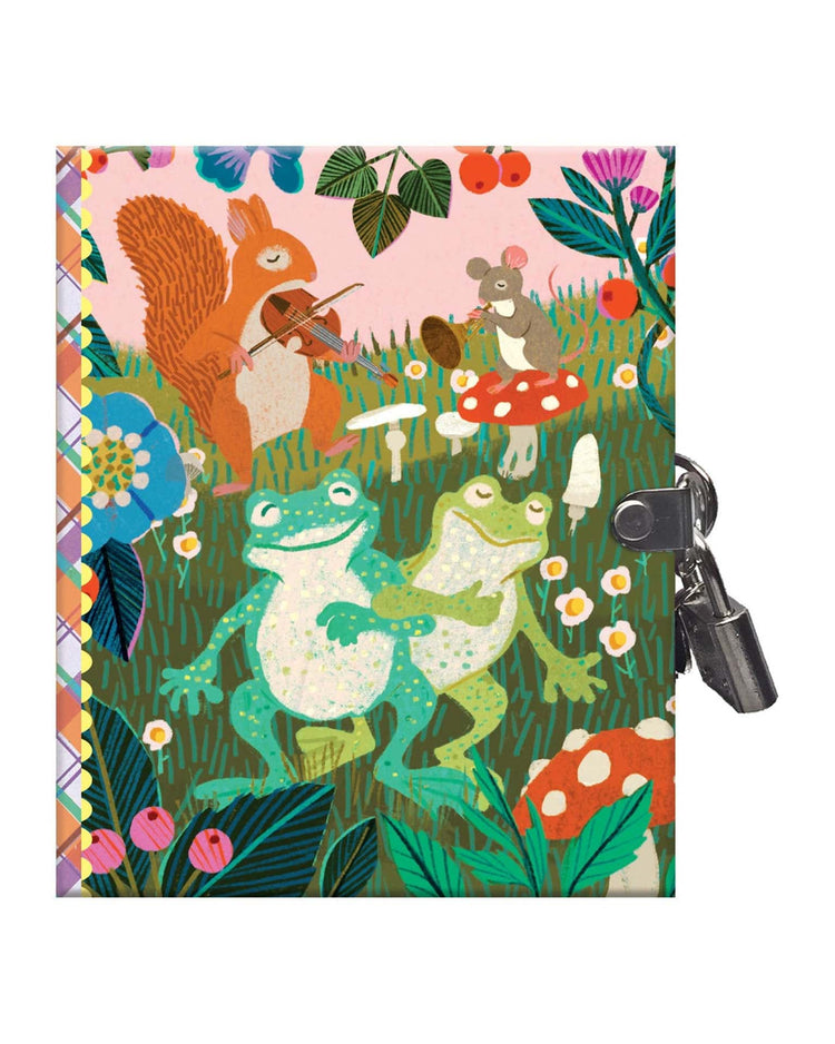 Little eeboo play victoria very small journal in dancing frogs