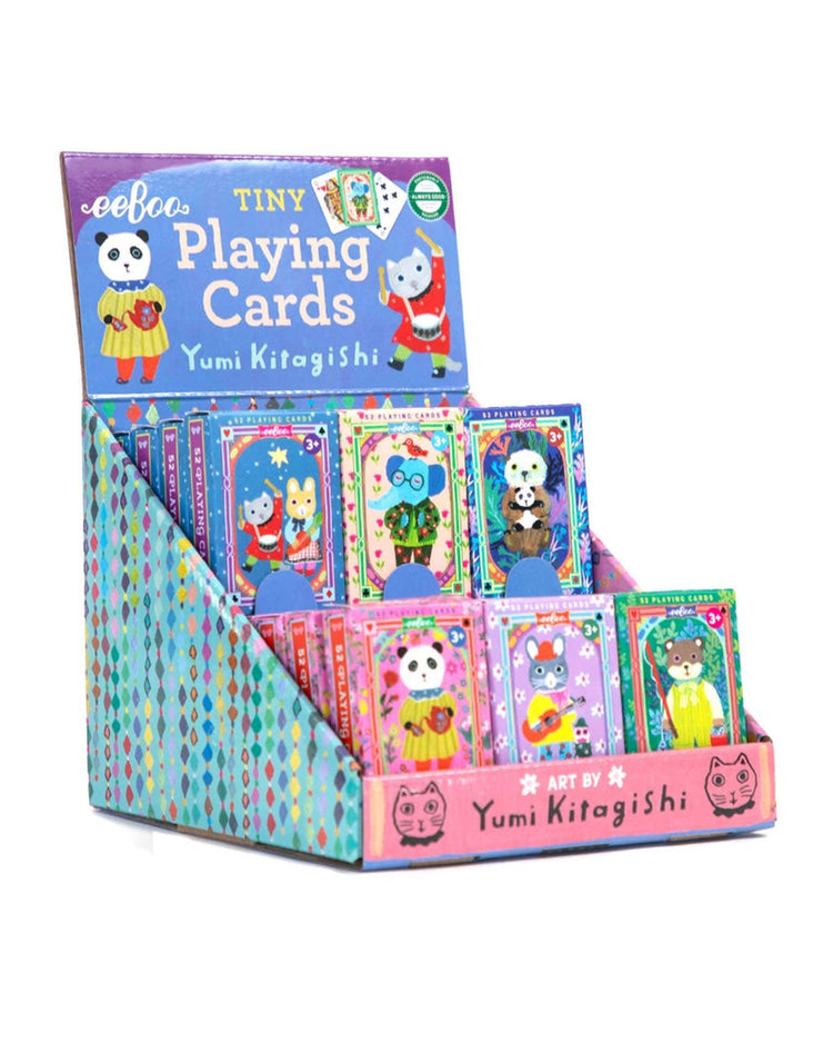Little eeboo play yumi tiny playing cards assorted