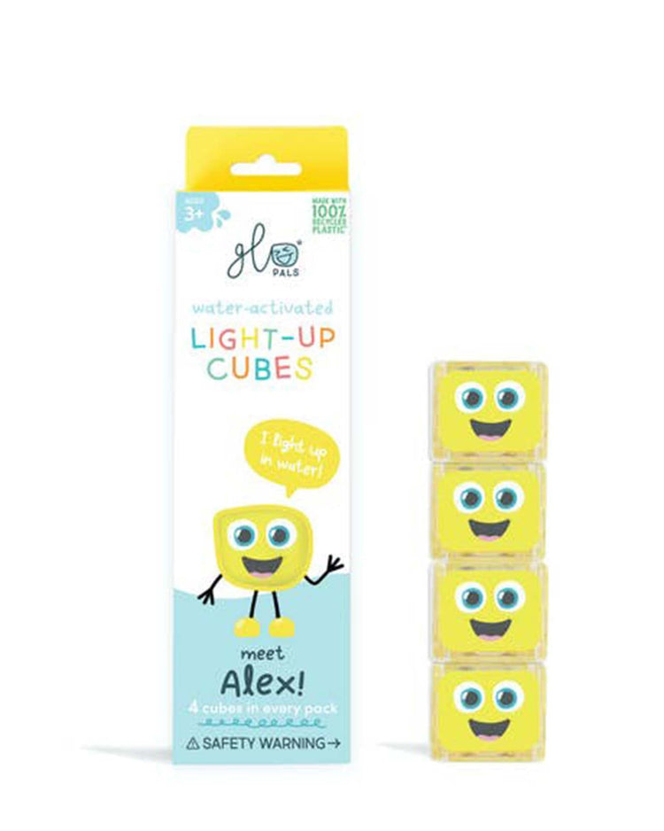 Little glo pals play glo pals alex light-up cubes