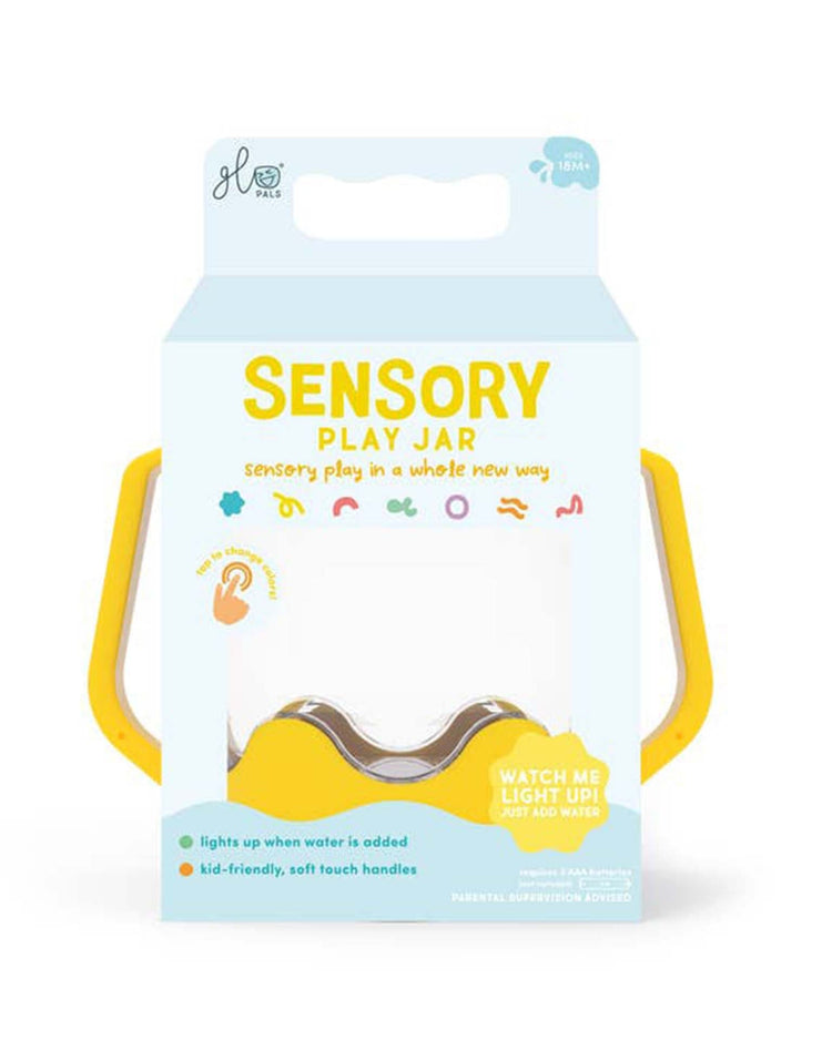 Little glo pals play yellow sensory play jar