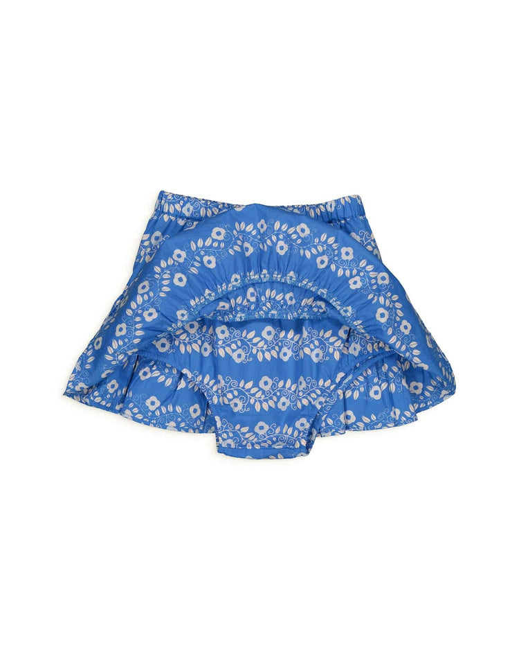 Little hello simone kids lea skirt in farandole blue