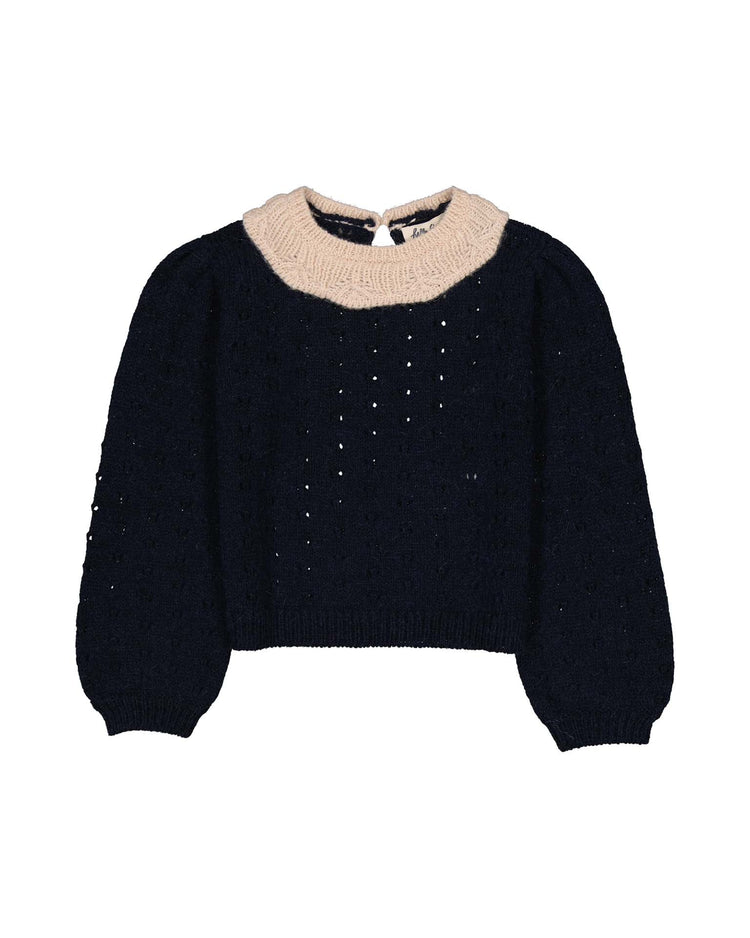 Little hello simone kids mathilde sweater blue