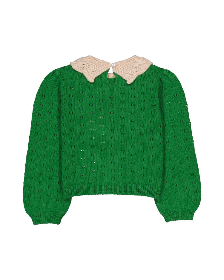 Little hello simone kids mathilde sweater green