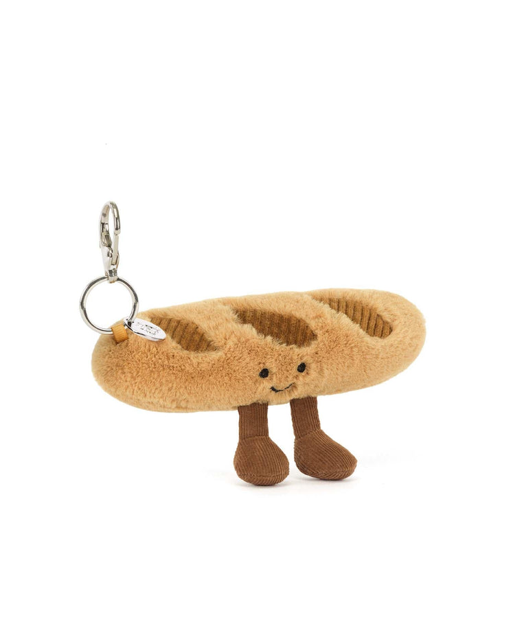 Little jellycat play amuseables baguette bag charm