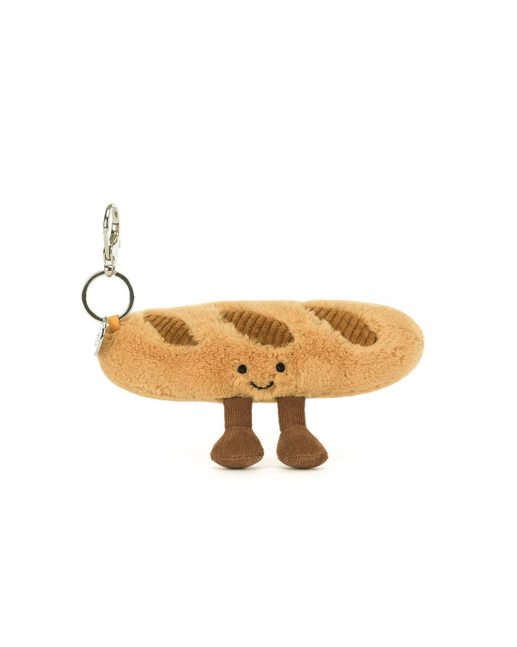 Little jellycat play amuseables baguette bag charm