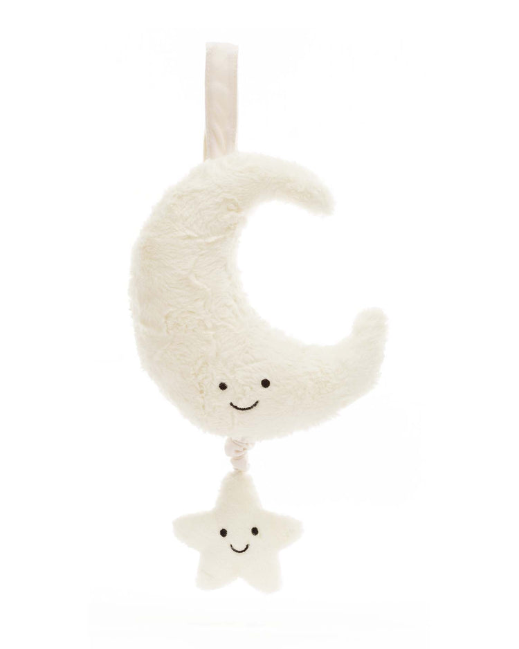 Little jellycat play amuseables moon musical pull