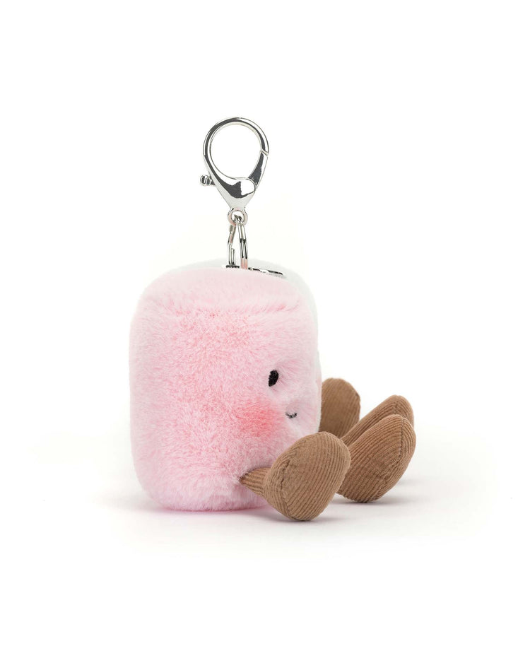 Little jellycat play amuseables pair of marshmallows bag charm