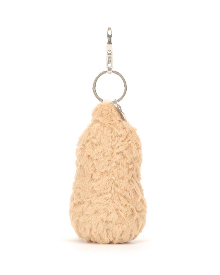 Little jellycat play amuseables peanut bag charm