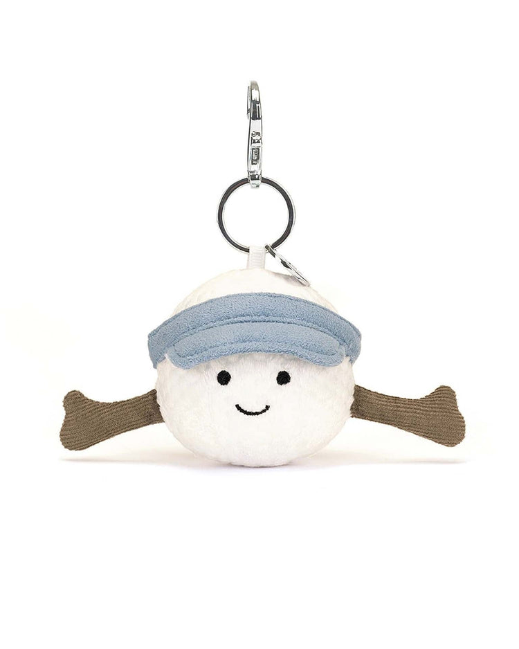 Little jellycat play amuseables sports golf bag charm