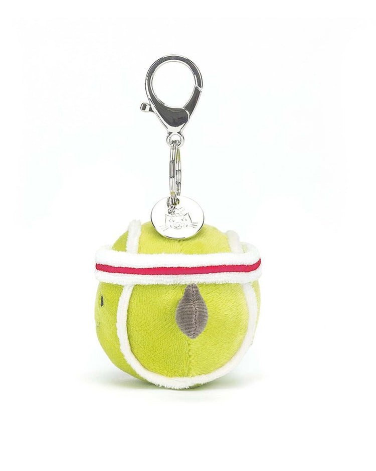 Little jellycat play amuseables sports tennis bag charm