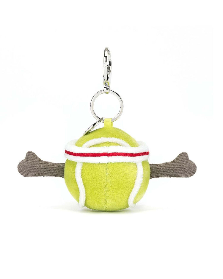 Little jellycat play amuseables sports tennis bag charm
