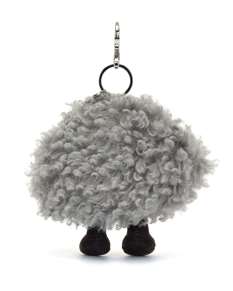 Little jellycat play amuseables storm cloud bag charm
