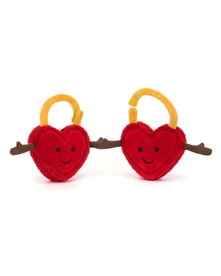 Little jellycat play amuseables val & tina love locks