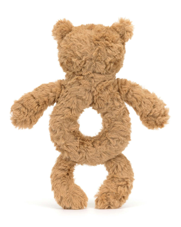 Little jellycat play bartholomew bear ring rattle