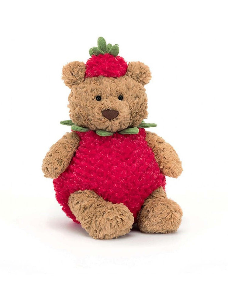 jellycat bartholomew bear strawberry play Little