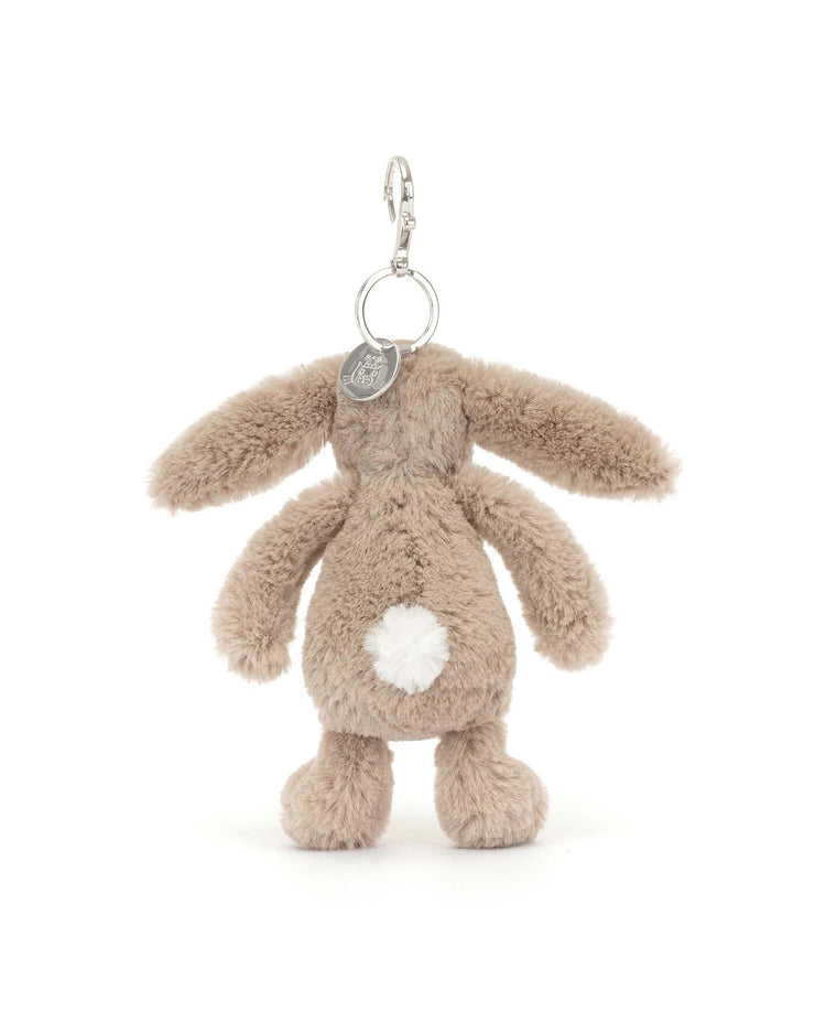 Little jellycat play bashful beige bunny bag charm