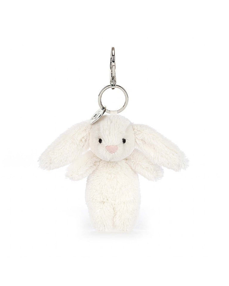 Little jellycat play bashful bunny cream bag charm