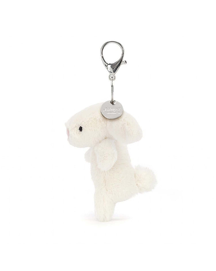 Little jellycat play bashful bunny cream bag charm