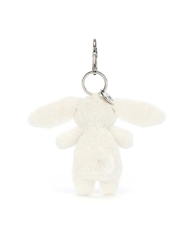 Little jellycat play bashful bunny cream bag charm