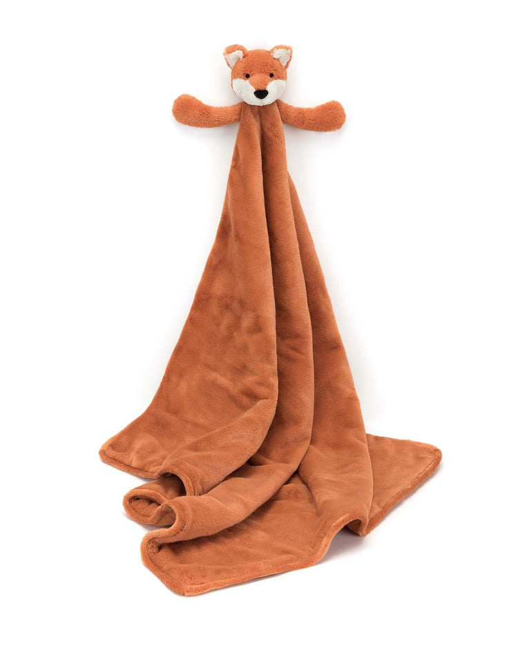 jellycat bashful fox cub blankie play Little