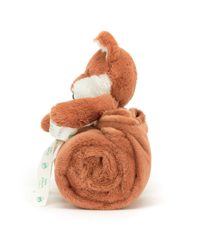 Little jellycat play bashful fox cub blankie