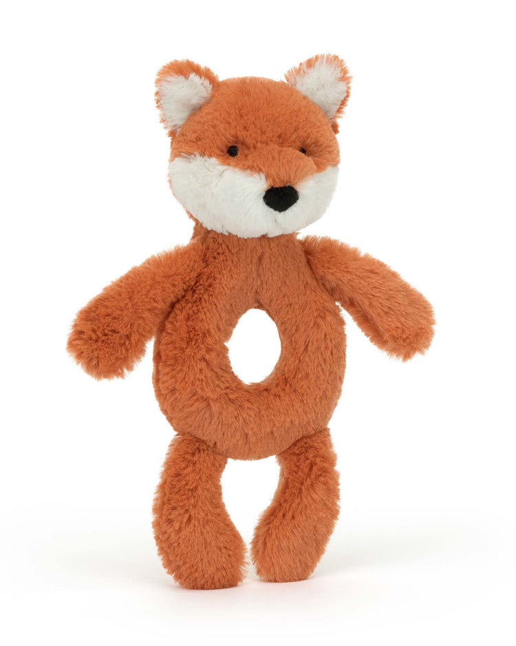 Little jellycat play bashful fox cub ring rattle