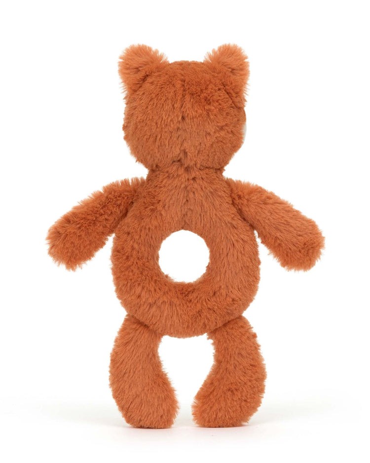 Little jellycat play bashful fox cub ring rattle