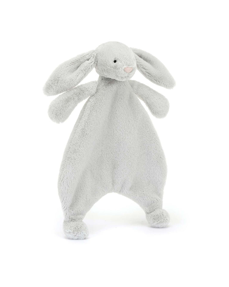 Little jellycat play bashful grey bunny comforter