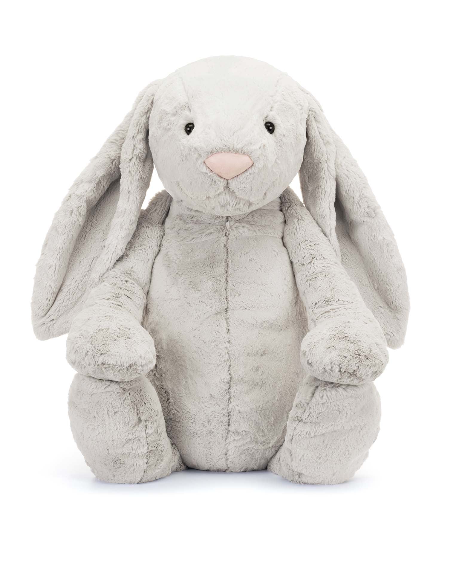 Little jellycat play bashful grey bunny giant