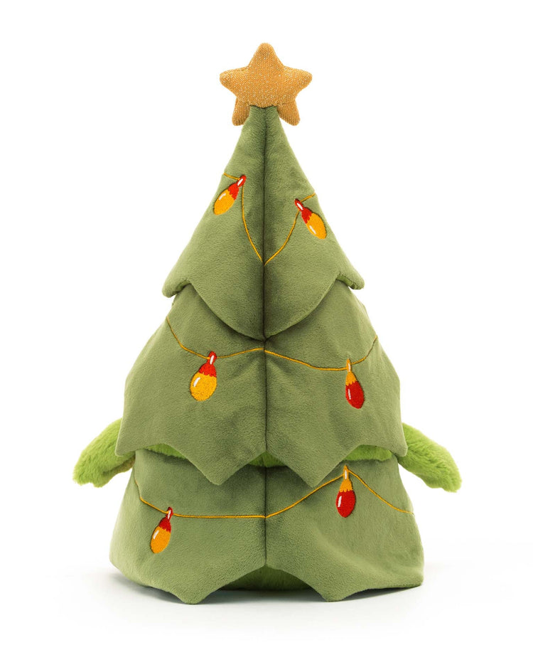 Little jellycat play christmas tree ricky rain frog