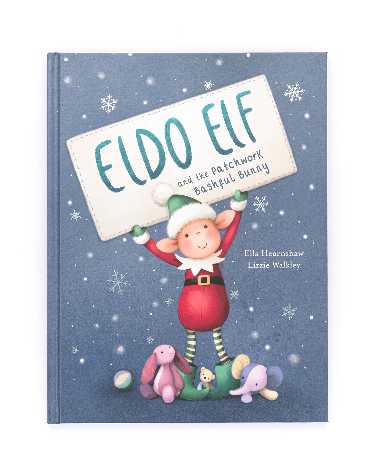 Jellycat Eldo Elf And The Patchwork Bashful Bunny Book Jellycat Eldo Elf And The Patchwork Bashful Bunny Book