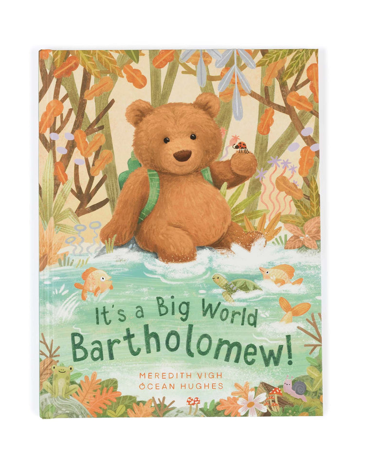 Little jellycat play it's a big world bartholomew book
