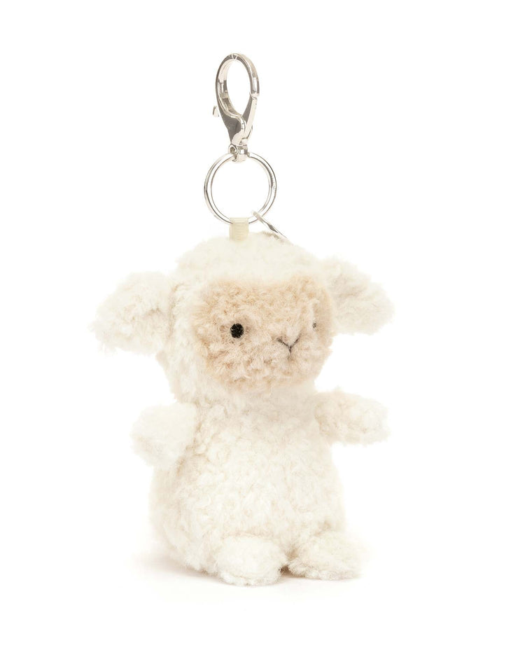 Little jellycat play little lamb bag charm