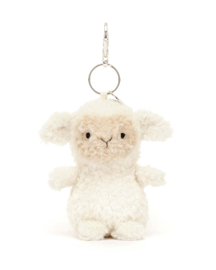 Little jellycat play little lamb bag charm