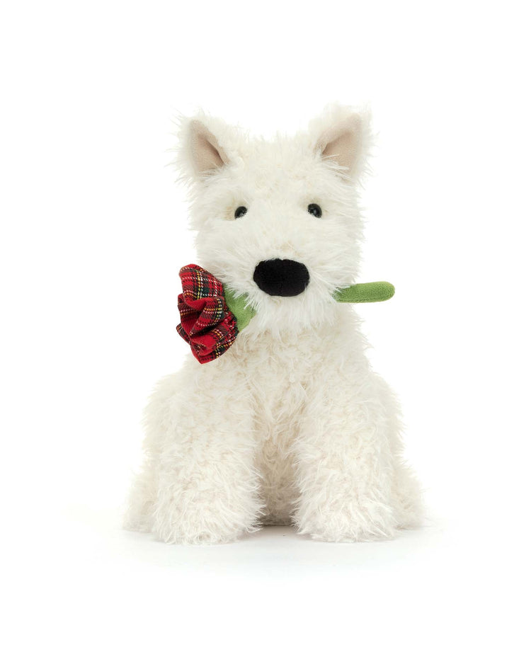 Little jellycat play munro scottie dog 'love you'
