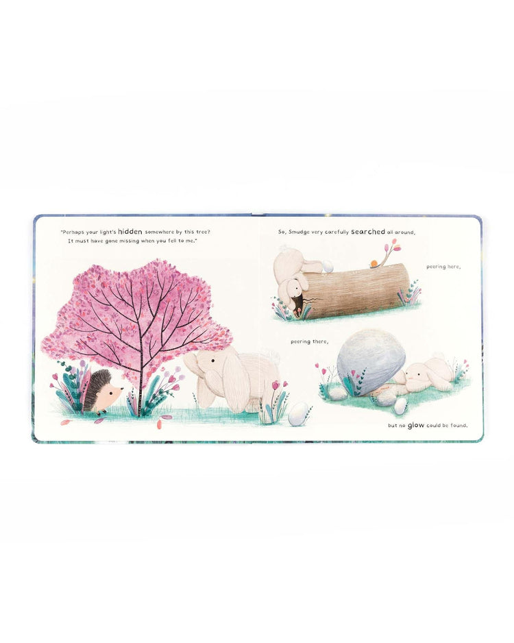 Little jellycat play smudge rabbit and the falling star book