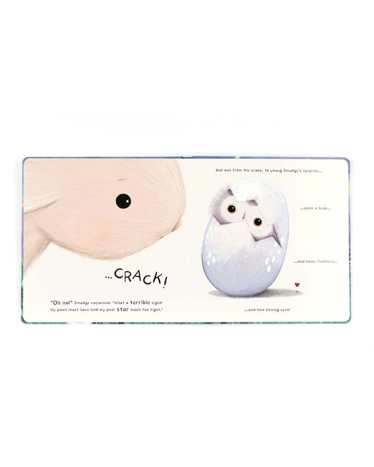 Little jellycat play smudge rabbit and the falling star book