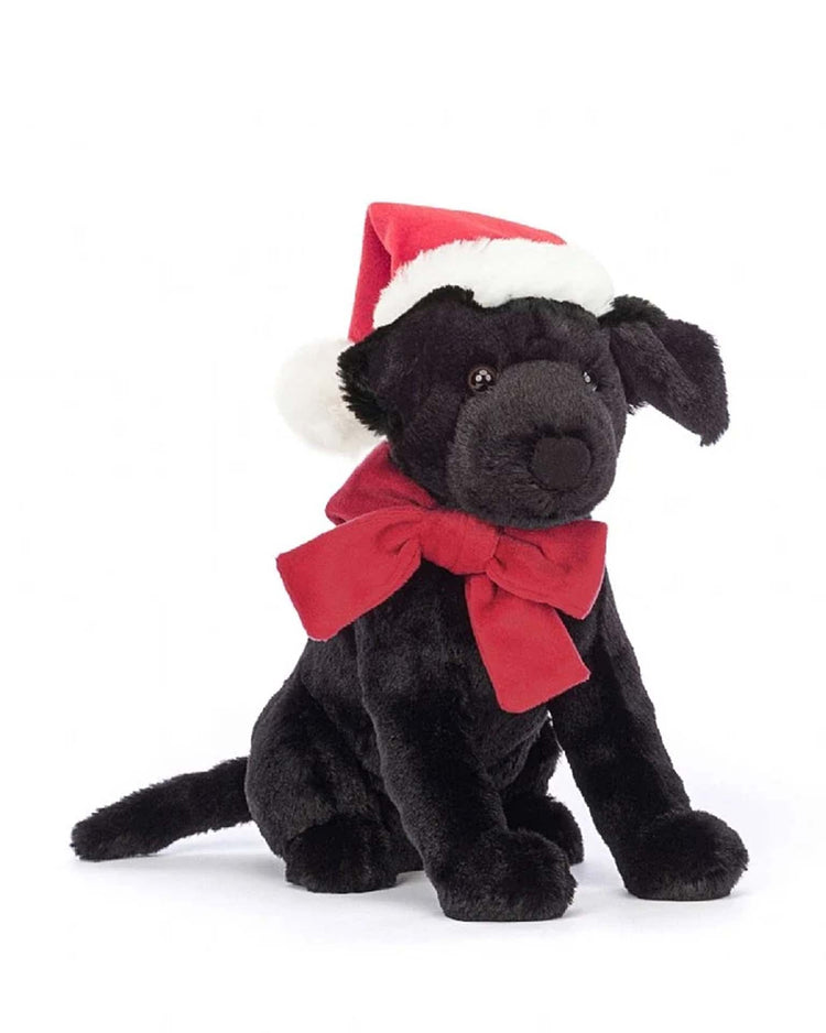 Little jellycat play winter warmer pippa black labrador