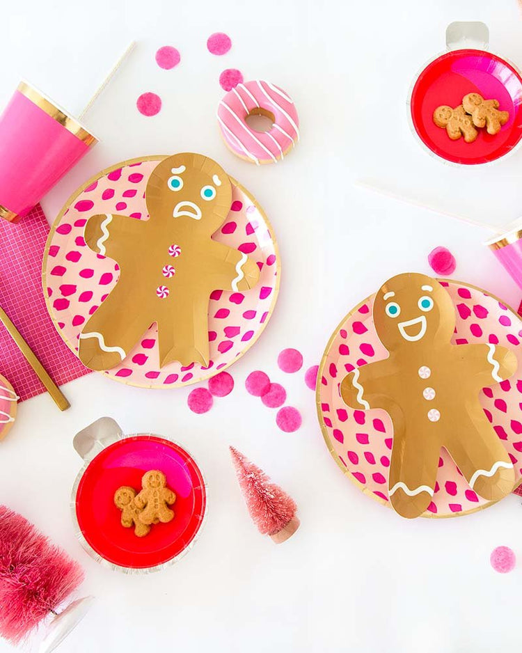 jollity + co gingerbread dessert plates party Little