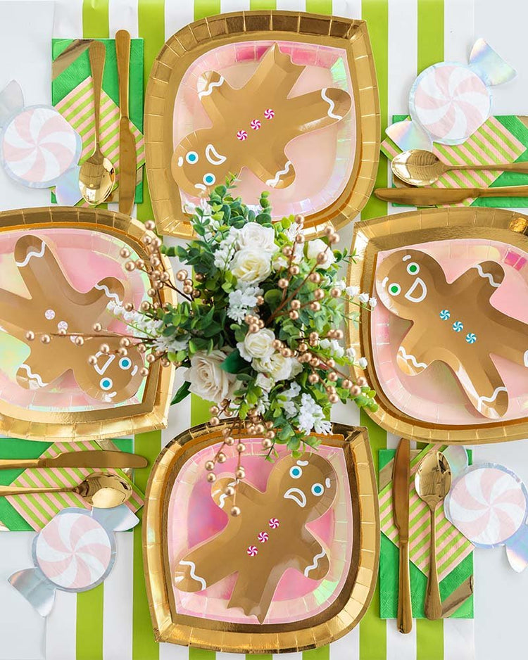 jollity + co gingerbread dessert plates party Little