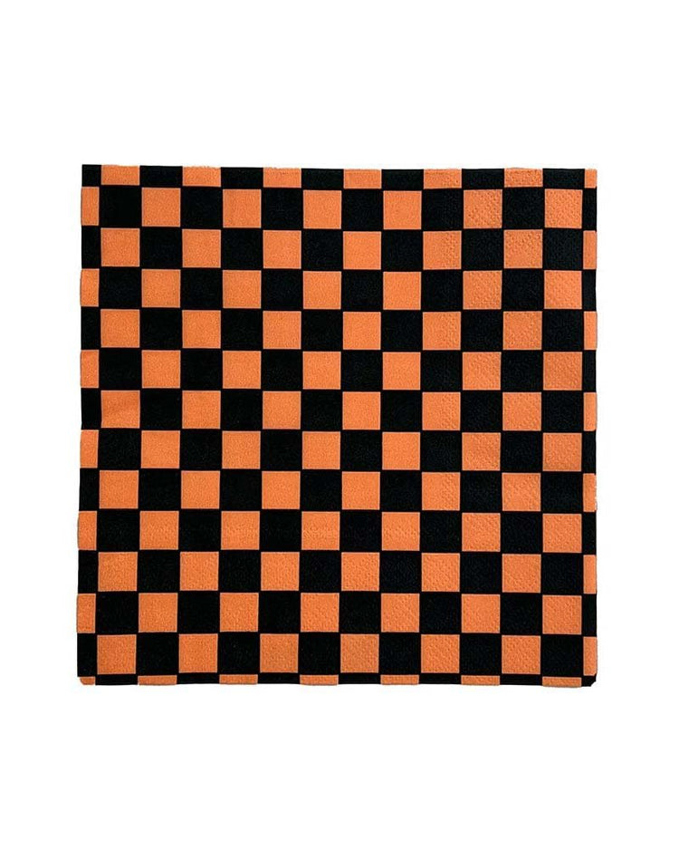 jollity + co halloween check cocktail napkins party Little