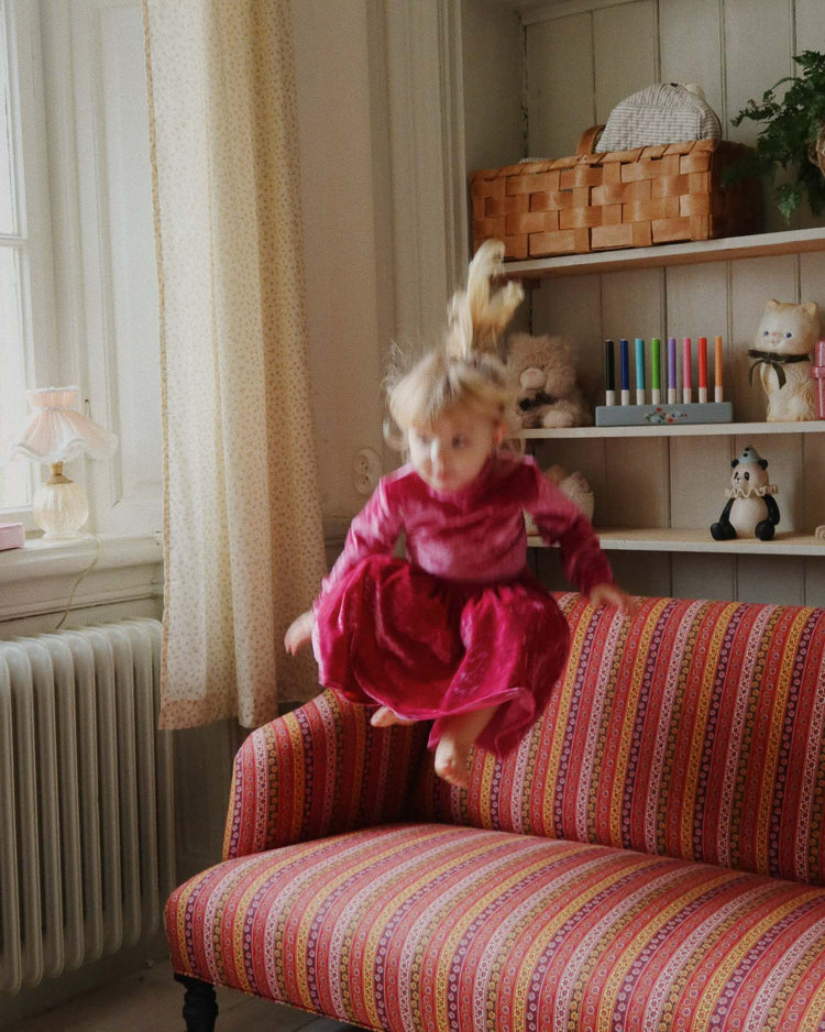 Little konges sløjd kids carlito dress in sangria