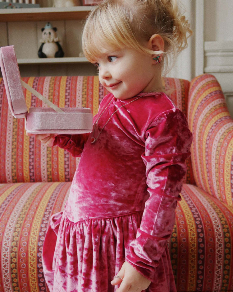 Little konges sløjd kids carlito dress in sangria