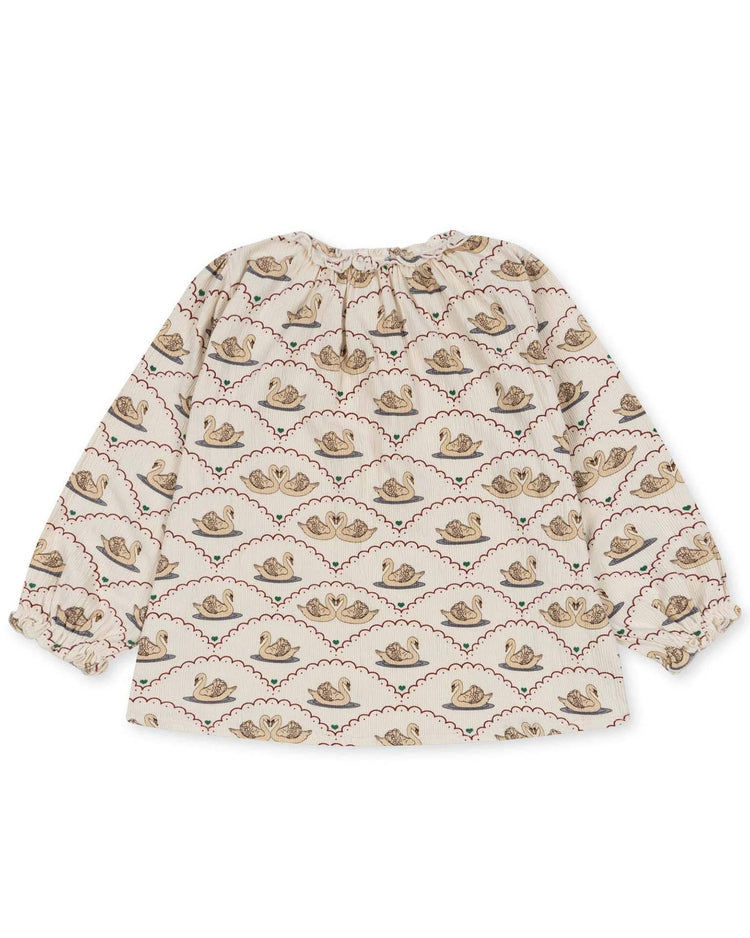 Little konges sløjd KIDS chleo blouse in swan