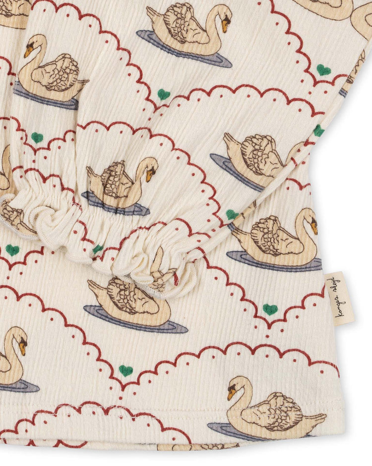 Little konges sløjd KIDS chleo blouse in swan