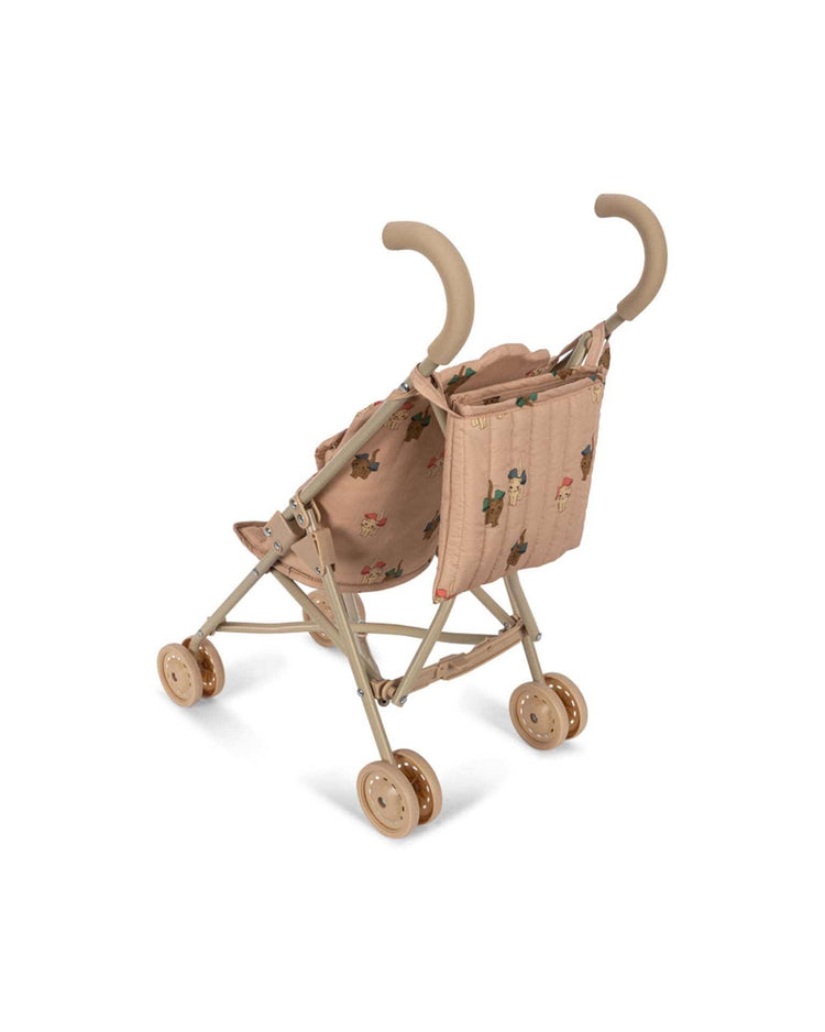Little konges sløjd play doll stroller in bow kitty pink
